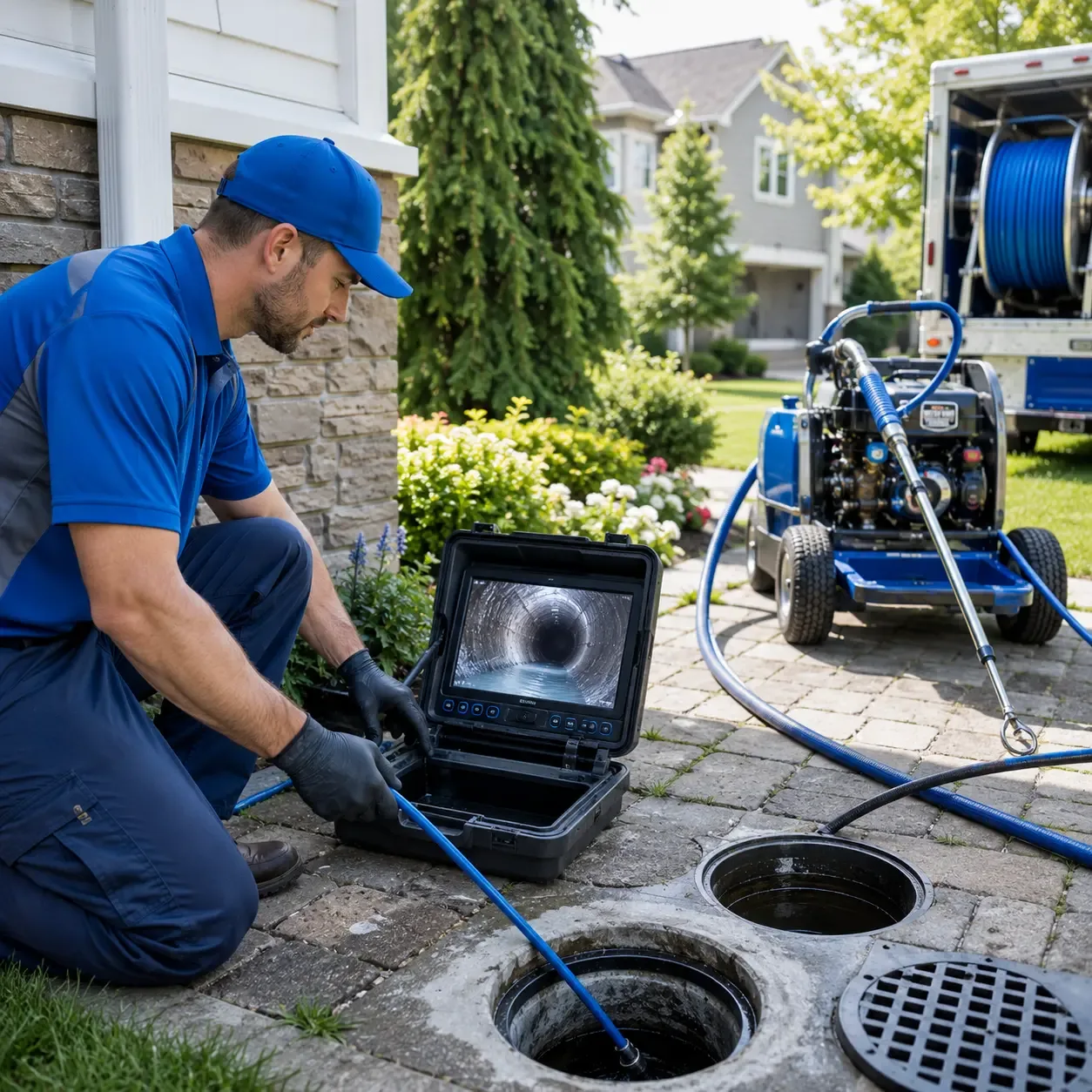 Outdoor drain cleaning professionals serving O Brien, TX